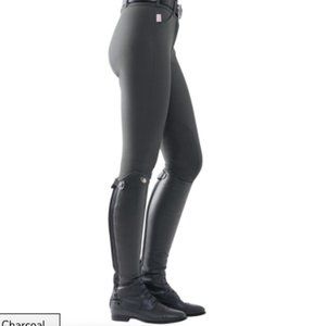 Tailored Sportsman Charcoal side zip breeches